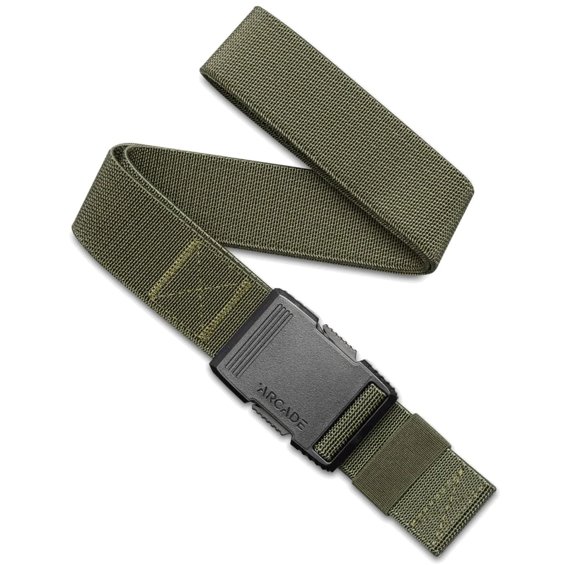Arcade Hardwear Utility Stretch Belt - Unisex, L/XL, Olive