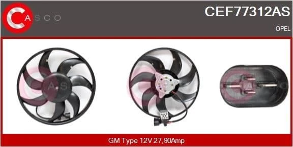 CASCO CEF77312AS Electric fan Gm