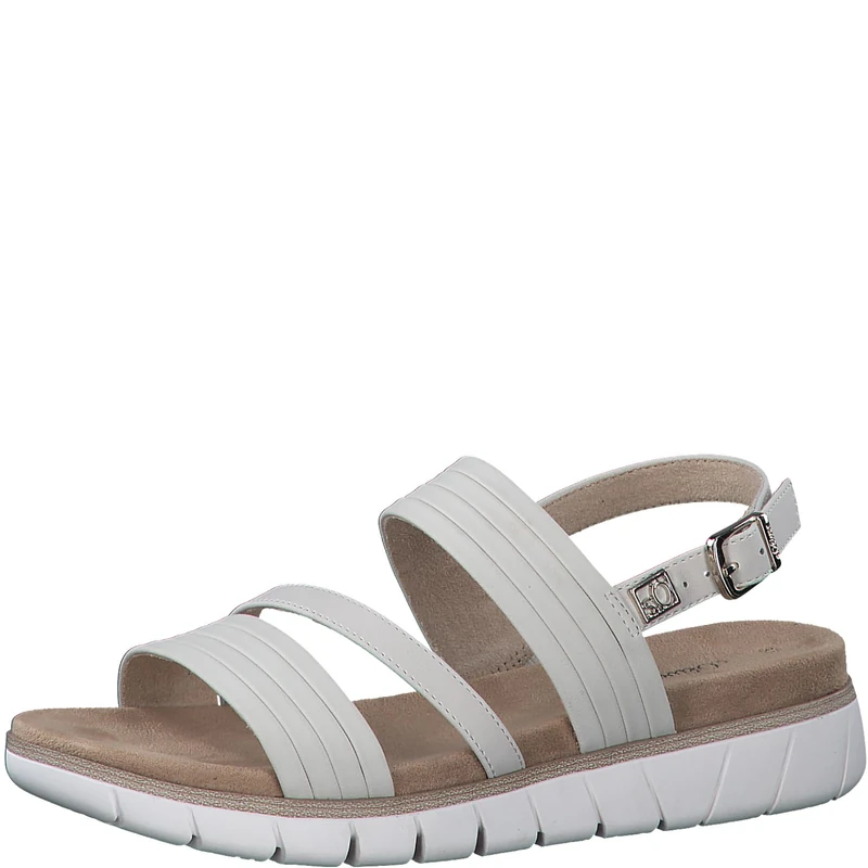 s.Oliver Womens Vegan Thick Sole Sandals, beige, 6 UK