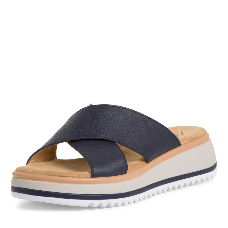 s.Oliver Women's 5-27202-42 Slide Sandal, Navy, 6 UK - Image 1