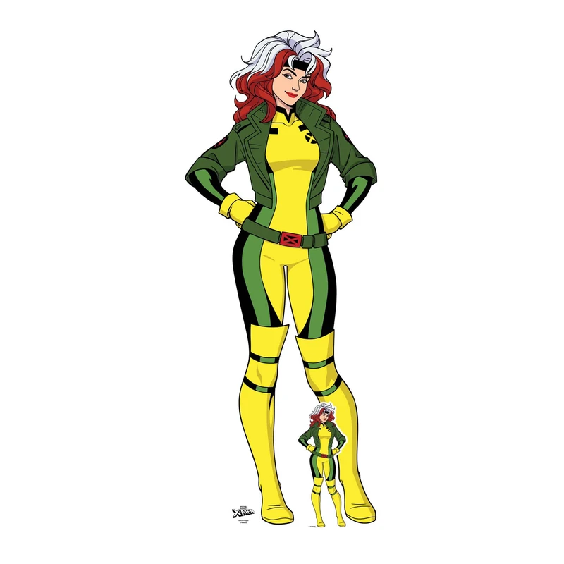 Star Cutouts SC4299: Marvel Legends - Rogue X-Men '97 Cardboard Cutout - Perfect for Marvel Fans, Parties, and Events - Height 170cm - Image 1