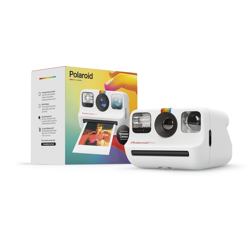 Polaroid Go instant Camera - White (Renewed)