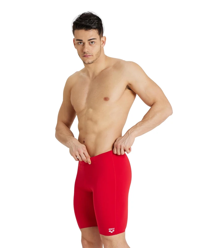 ARENA Feel Dynamo Jammers for Men - Swimwear for Racing & Training, Quick-Dry, Low Drag - Men's Swim Jammers, Red, 30 - Image 1