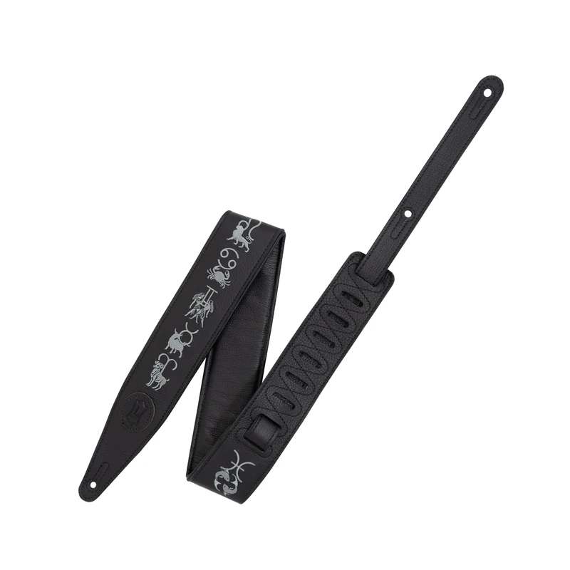 Levy's Mg317ze-blk Guitar Strap, Black, One Size - Image 1