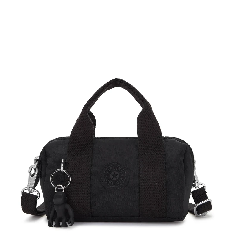 Kipling Bina Mini Shoulder Bag, Black Noir, 7''L x 4''H x 3.25''D - Image 1