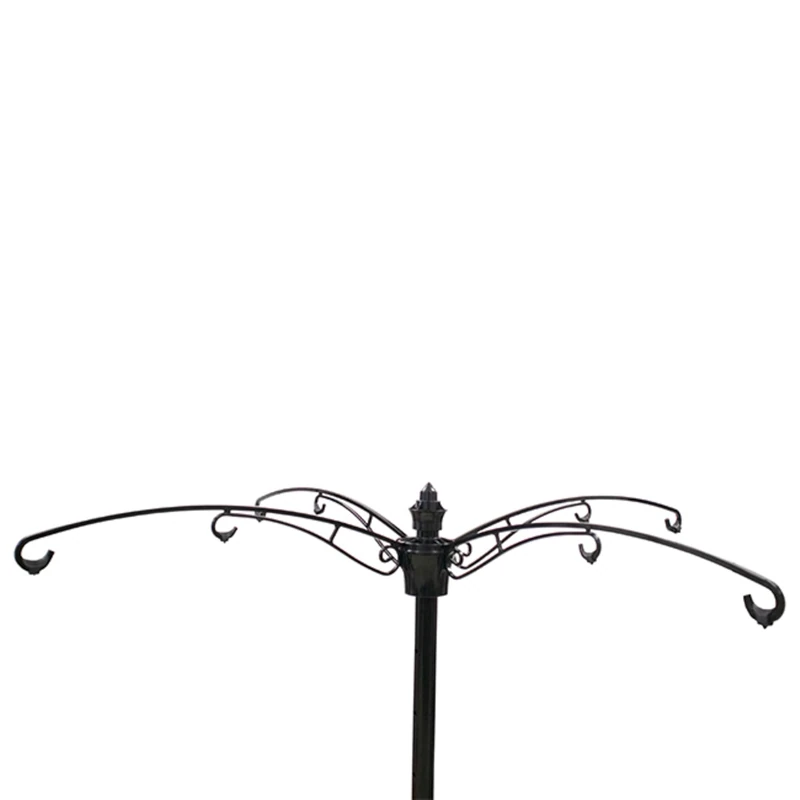 Brome 1143-V01 Guardian Pole System for Bird feeders and Flower pots, Black