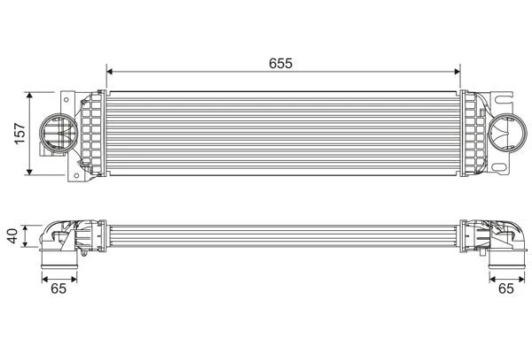 Valeo Intercooler, Engine Cooling 818699