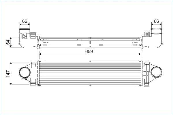 Valeo Intercooler, Engine Cooling 822926