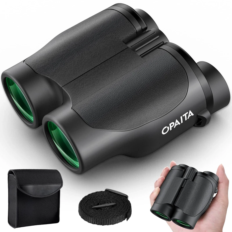 20x32 Binoculars for Adults Kids High Powered with Sharper Vision - Compact Binoculars with Comfortable View - High Definition Small Binocs for Bird Watching Cruise Trip Hunting Travel Concert Hiking