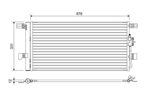 Valeo Condenser, Air Conditioning 822648