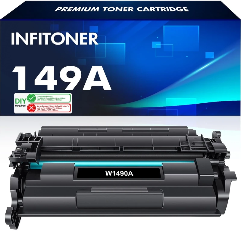 INFITONER 149A No-Chip Toner for HP LaserPro 4002/4102 - Black 1-Pack