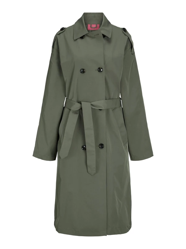 JACK & JONES Jxsophi Women's Otw Noos Trench Coat, Dusty Olives, M