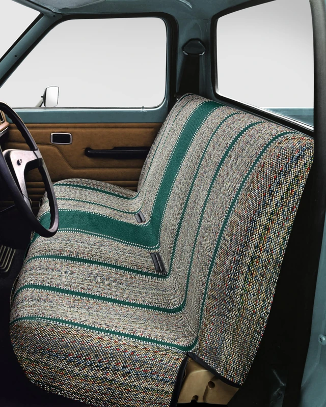 West Coast Auto Car Seat Covers, Baja Saddle Blanket Car Accessories, Universal Fits Ford, Chevrolet, Dodge, Bench Seats, and Full Size Pickup Trucks (Green) - Image 1