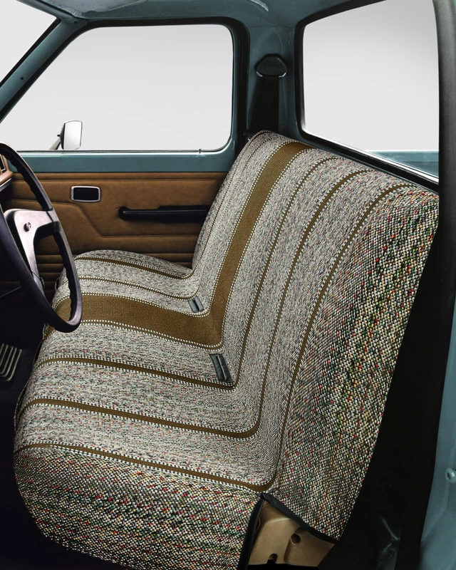 West Coast Auto Car Seat Covers, Baja Saddle Blanket Car Accessories, Universal Fits Ford, Chevrolet, Dodge, Bench Seats, and Full Size Pickup Trucks (Beige)