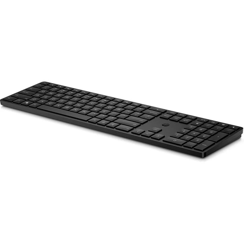 HP 450 Spanish QWERTY Programmable Wireless Keyboard (USB-A Port, 20 Customizable Keys, up to 6° Tilt, Windows 11, Windows 10) Black