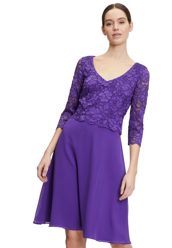 Vera Mont Women's 0272/4825 Dress, Crystal Lilac, 10