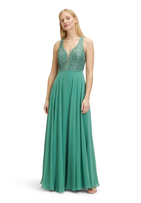 Vera Mont Women's Sequin Evening Dress, hellgrün, 20