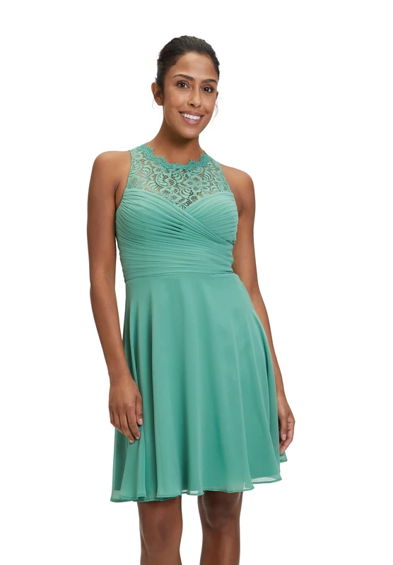 Vera Mont Women's 0241/4825 Dress, hellgr&uumln, 10