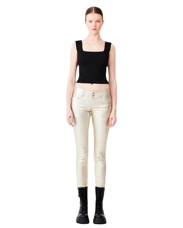 LTB Molly Heal Wash Jeans, Gold 515, 34 W