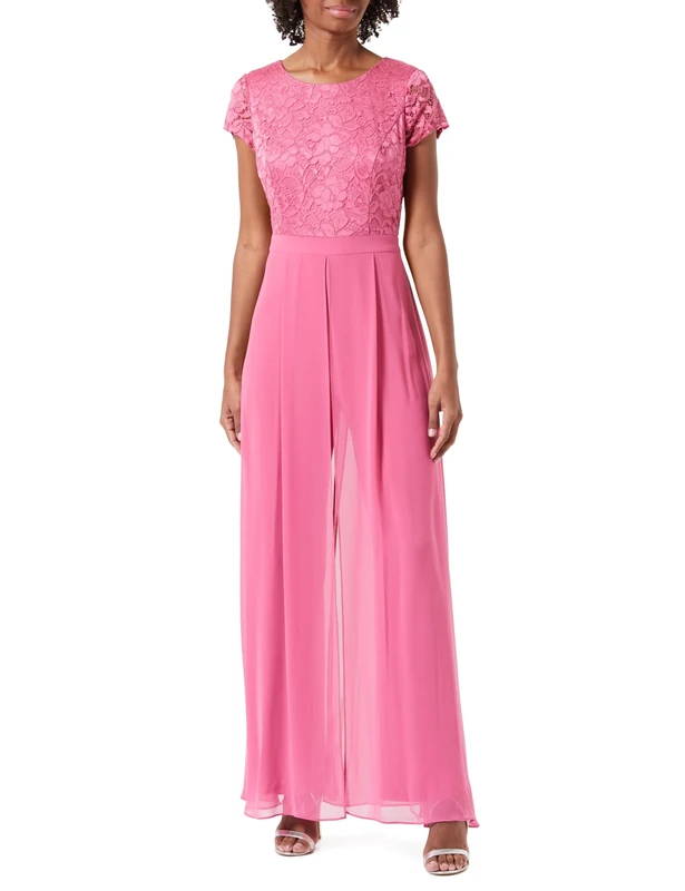 Vera Mont Women's 0290/4825 Jumpsuit, Rose Pink, 22