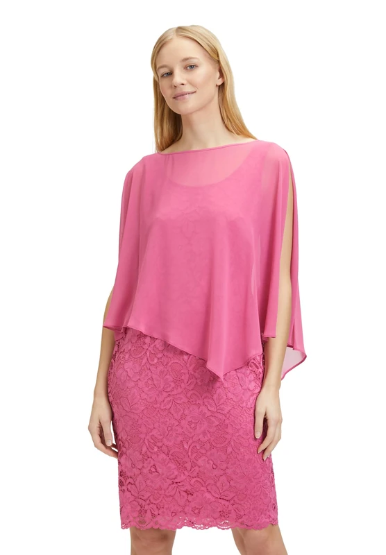 Vera Mont Women's 0273/4817 Dress, Rose Pink, 18