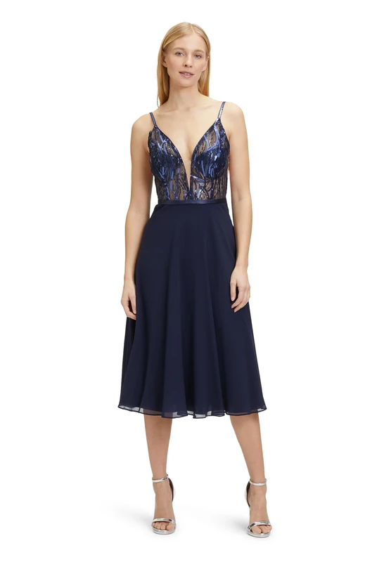 Vera Mont Women's 8766/4000 Dress, Night Sky, 20