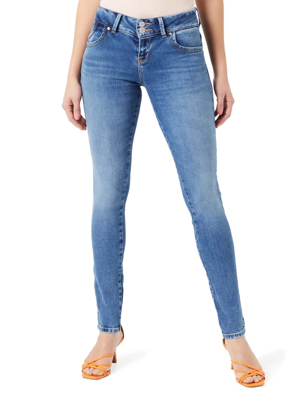LTB Molly Heal Wash Jeans, Carline Wash 55096, 24 W/34 L