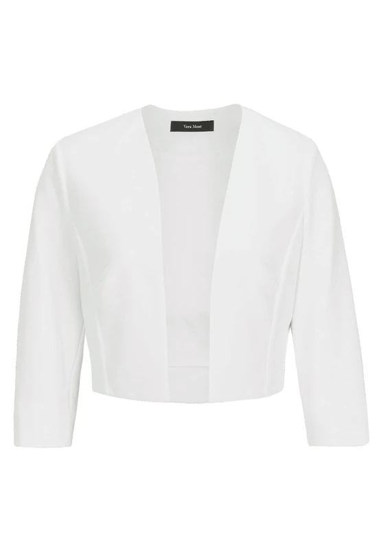 Vera Mont Women's Blazer Jacket Without Fastening, Off-White, 20 - Image 1