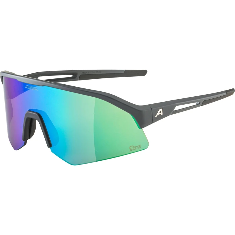 ALPINA Men's Sonic Hr Q-Lite Ski Goggles, Midnight-Grey Matt, One Size - Image 1