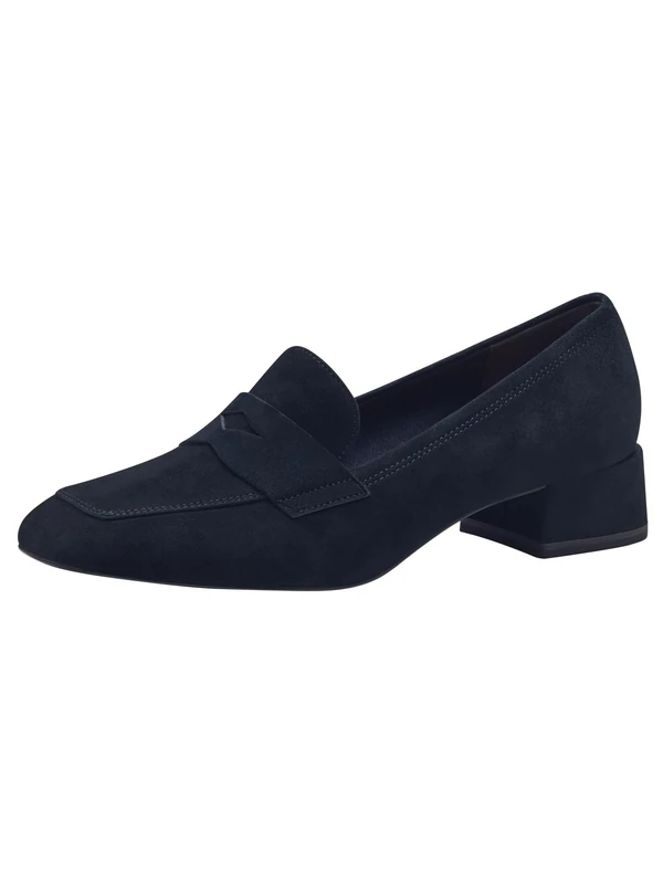 Tamaris Women's Block Heel Slipper, Navy, 5 UK