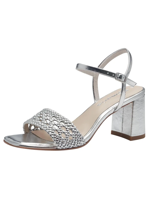 Tamaris Sandal 1-28055-42 Normal Size: EU, silver, 3.5 UK
