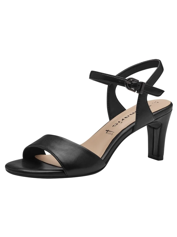 Tamaris Women’s sandal with stiletto heel black 5.5 UK