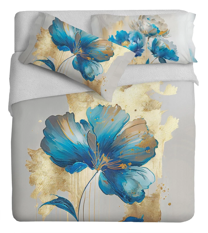 Fine Art Photographic Duvet Cover Set for 1 Bed Size 1/2 Daisy Design - Image 1