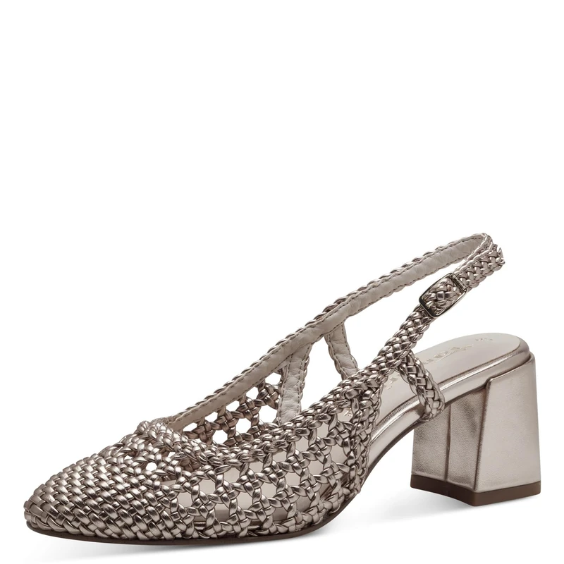 Tamaris Sling Pumps 1-29614-42 Narrow, Light Gold, 6.5 UK