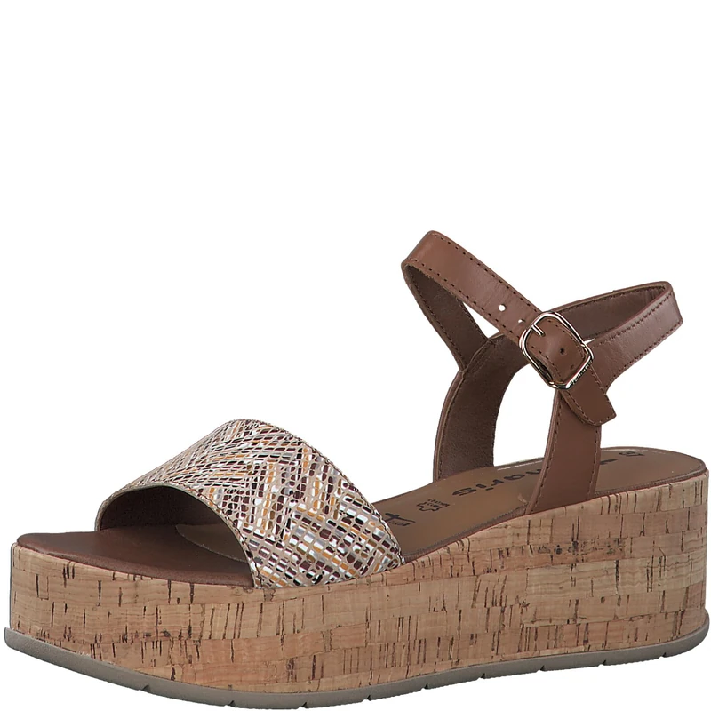 Tamaris Women's 1-28020-42 Sling Sandals, Cuoio Comb, 6 UK