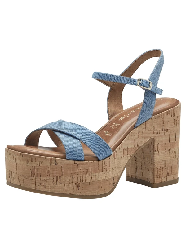 Tamaris Sandals 1-28034-42 Normal, denim, 7.5 UK