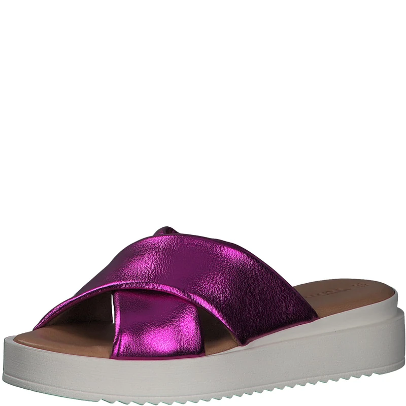 Tamaris Women's 1-27214-42 Slippers, Fuxia Metallic, 8 UK