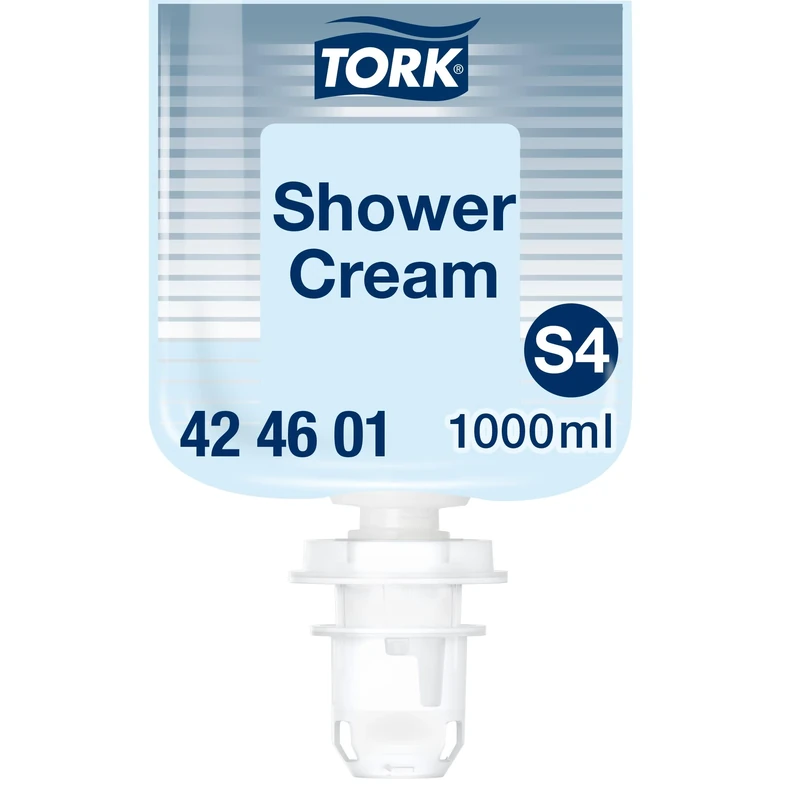 Tork Shower Cream S4, Unisex Fragrance, 6 x 1000ml, 424601
