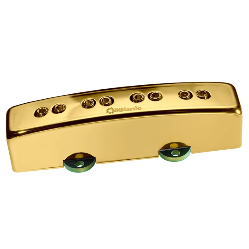 DiMarzio DP 300G Relentless J Bass Neck Electric Bass Pickup, Gold Cover