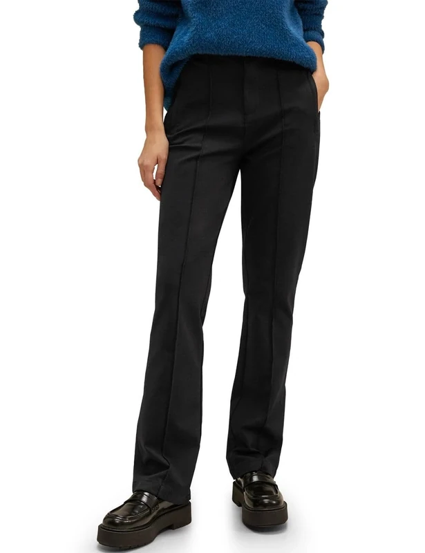 Street One Women's A377042 Casual Pants, Black, 42W x 30L
