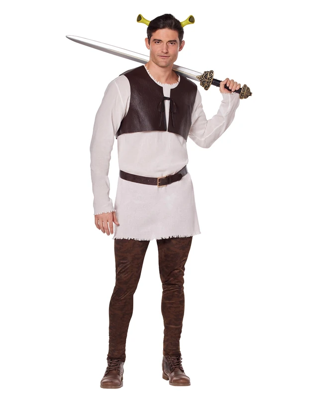 Spirit Halloween Adult Shrek Costume - XL | Officially Licensed | TV and Movies Costumes | Cosplay costumes | Funny Costumes | Group Costumes
