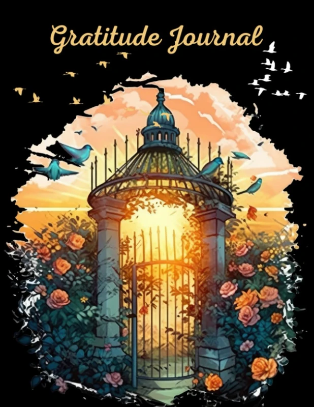 Vintage Gratitude Journal for women with Aesthetic Cottagecore cover illustration.Take a few minutes a day to find your inner peace.: Notebook for Gratitude With only 5 minutes a day