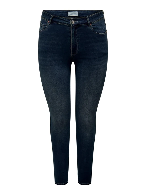 ONLY Women's Caraugusta Hw Skinny DNM Bj558 Noos fit Jeans, Blue Black Denim, 42W x 32L