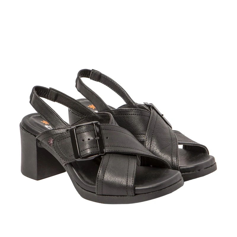 ART Women's 1845 Cannes Sandal, Nappa Black, 7.5 UK