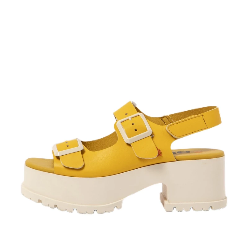 ART 1821 Manchester, Women's Sandal, Nappa Yellow, 7 UK