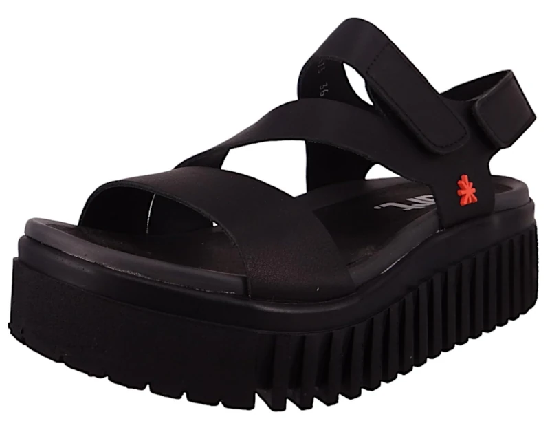 ART 1573 Brighton, Women's Sandal, Nappa Black, 4 UK