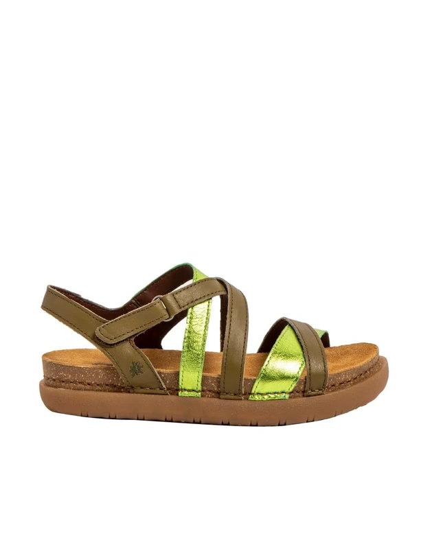 ART Women's 1714 Rhodes Sandal, Nappa Bronze Green, 4 UK
