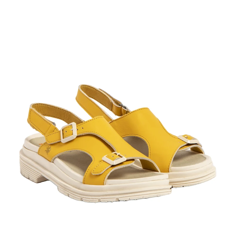 ART Women's 1551 Birmingham Sandal, Nappa Yellow, 5 UK - Image 1