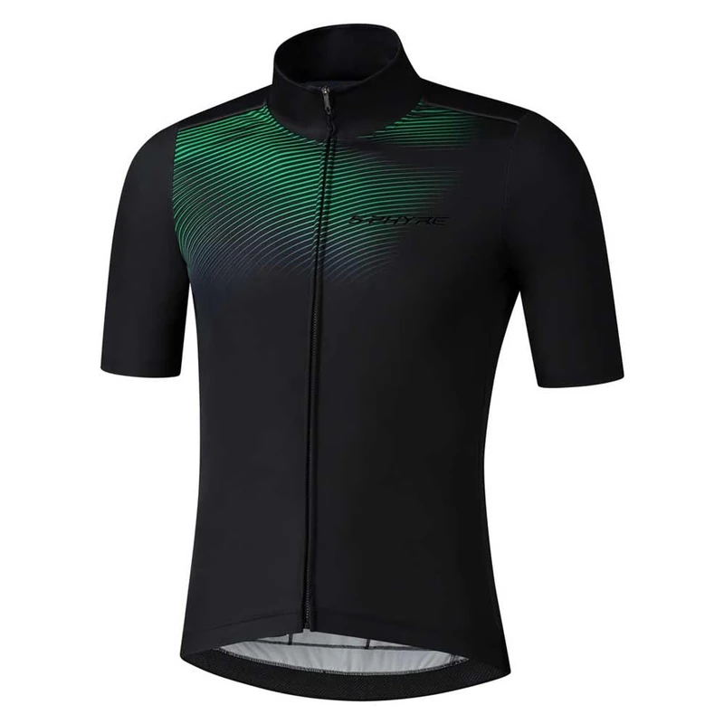 SHIMANO S-phyre S.S. Wind Jacket Print - Black/Green