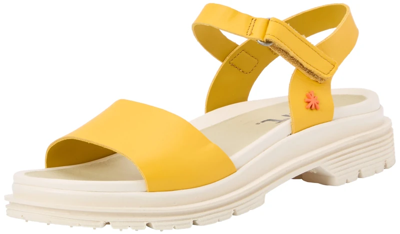 ART 1548 Birmingham, Women's Sandal, Nappa Yellow, 8 UK